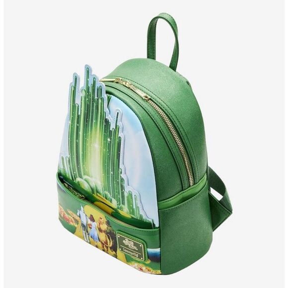 - Loungefly The Wizard of Oz Emerald City Glow in the Dark backpack - Picture 2 of 6